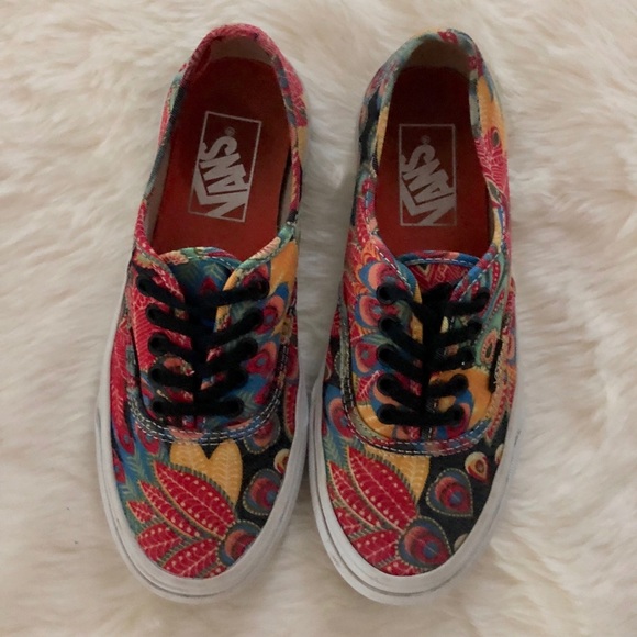 vans authentic slim peacock